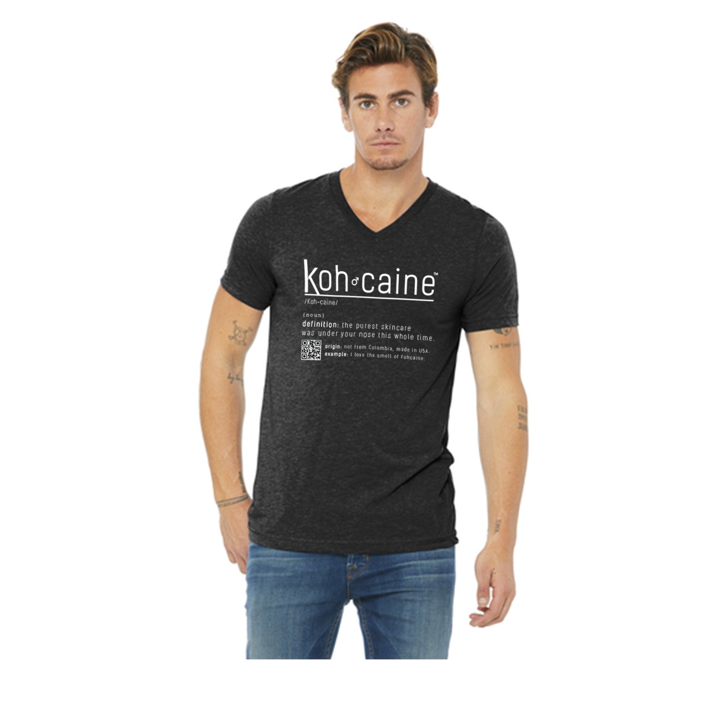Kohcaine V-Neck T Shirt (Definition)